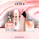 Combo de 4 Perfumes Femininos - Scandal, 212 VIP Rosé, La Vie est Belle e Good Girl